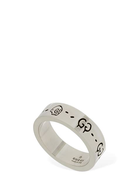 mens gucci ghost ring|gucci ghost ring thin.